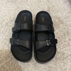 Forever 21 Black Sandals